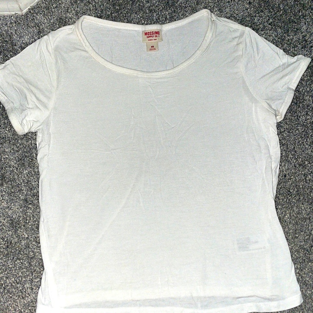 White crop top